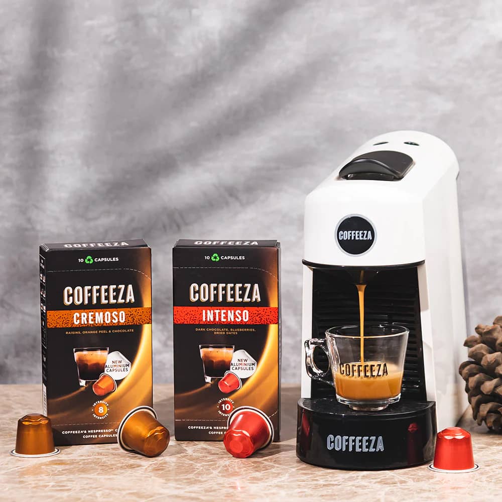 Finero Next Coffee Machine + Free 10 Assorted Capsules