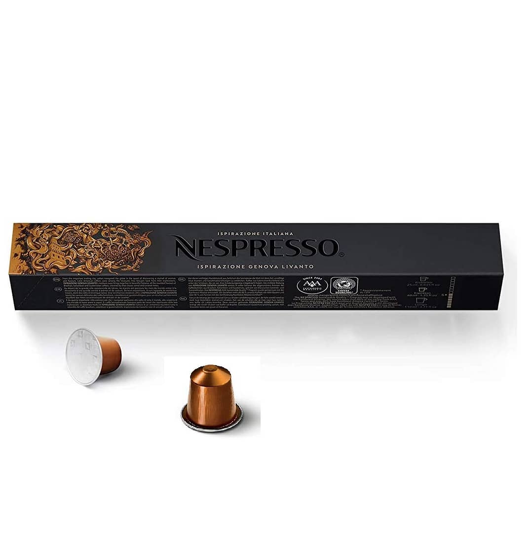 Nespresso Ispirazione Genova Livanto Limited Edition Coffee Pods (40 Pods) 4 sleeves