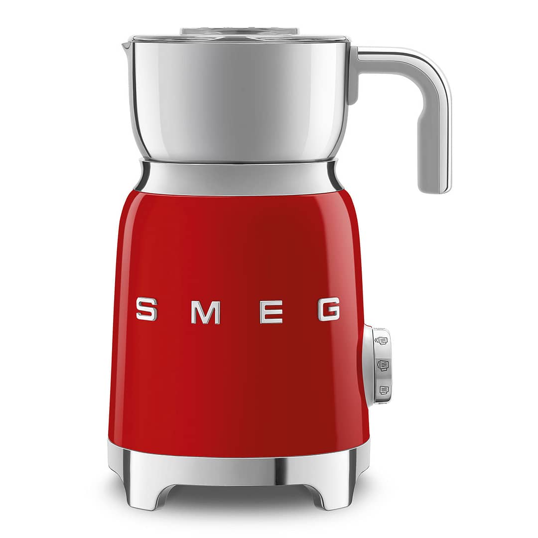 Milk Frother Red By Smeg