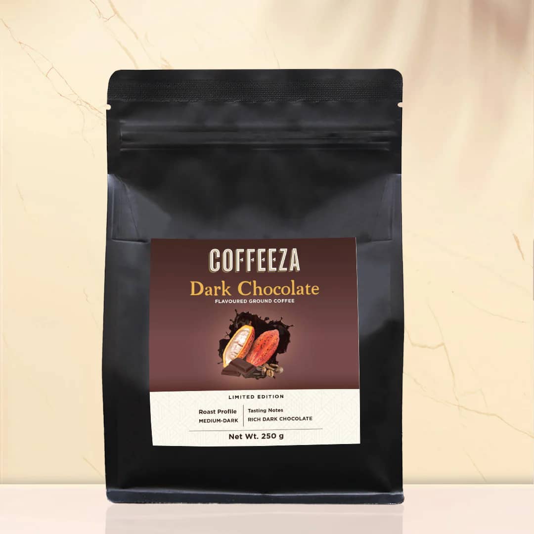 Coffeeza Dark Chocolate 100% Arabica Flavoured Ground Coffee