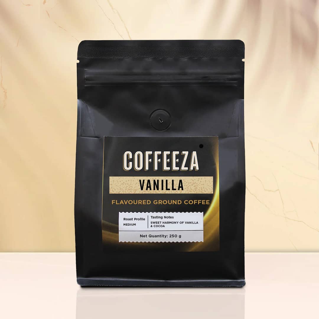 Coffeeza Vanilla 100% Arabica Flavoured Ground Coffee