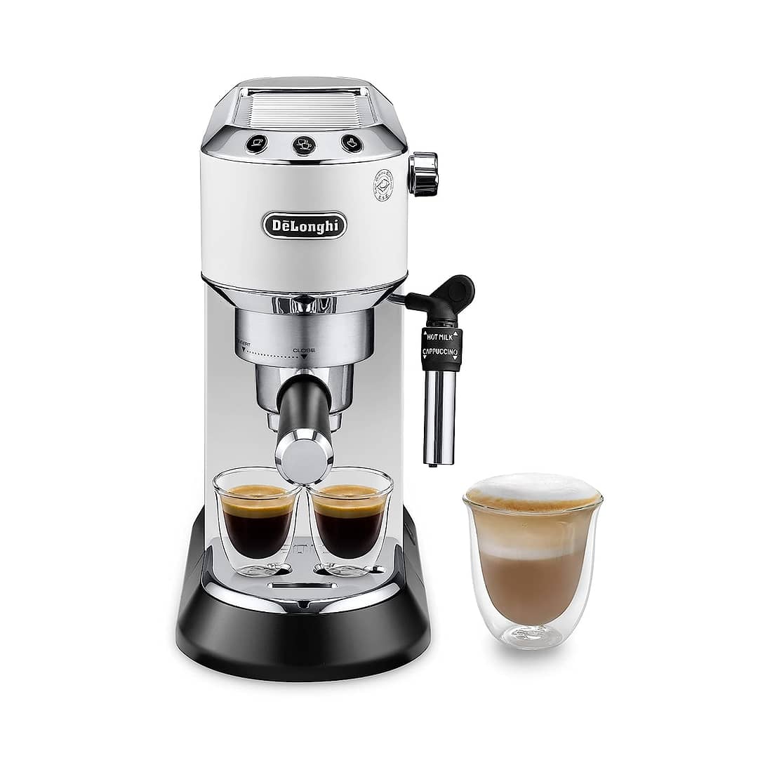DeLonghi EC685.W 1350-Watt Espresso Coffee Machine (White)