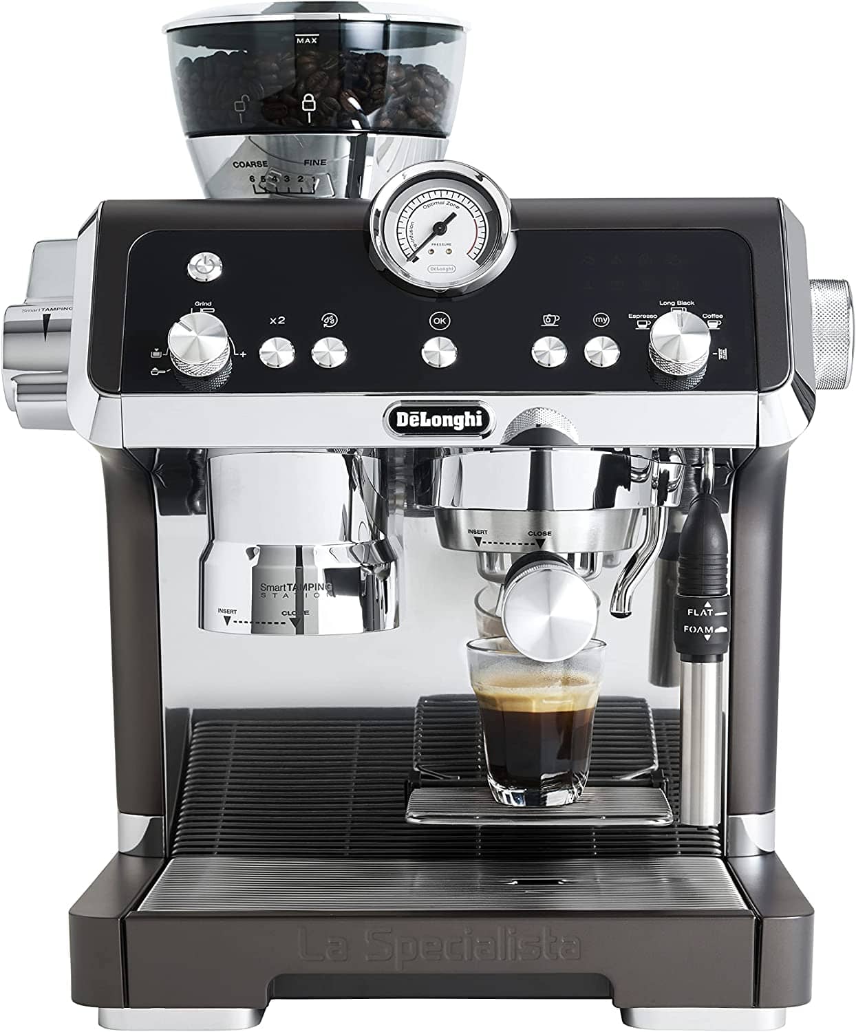 Uredelighed hit spil DeLonghi La Specialista Black Espresso Coffee Machine For Barista Quality  Coffees - De-Brewerz.com