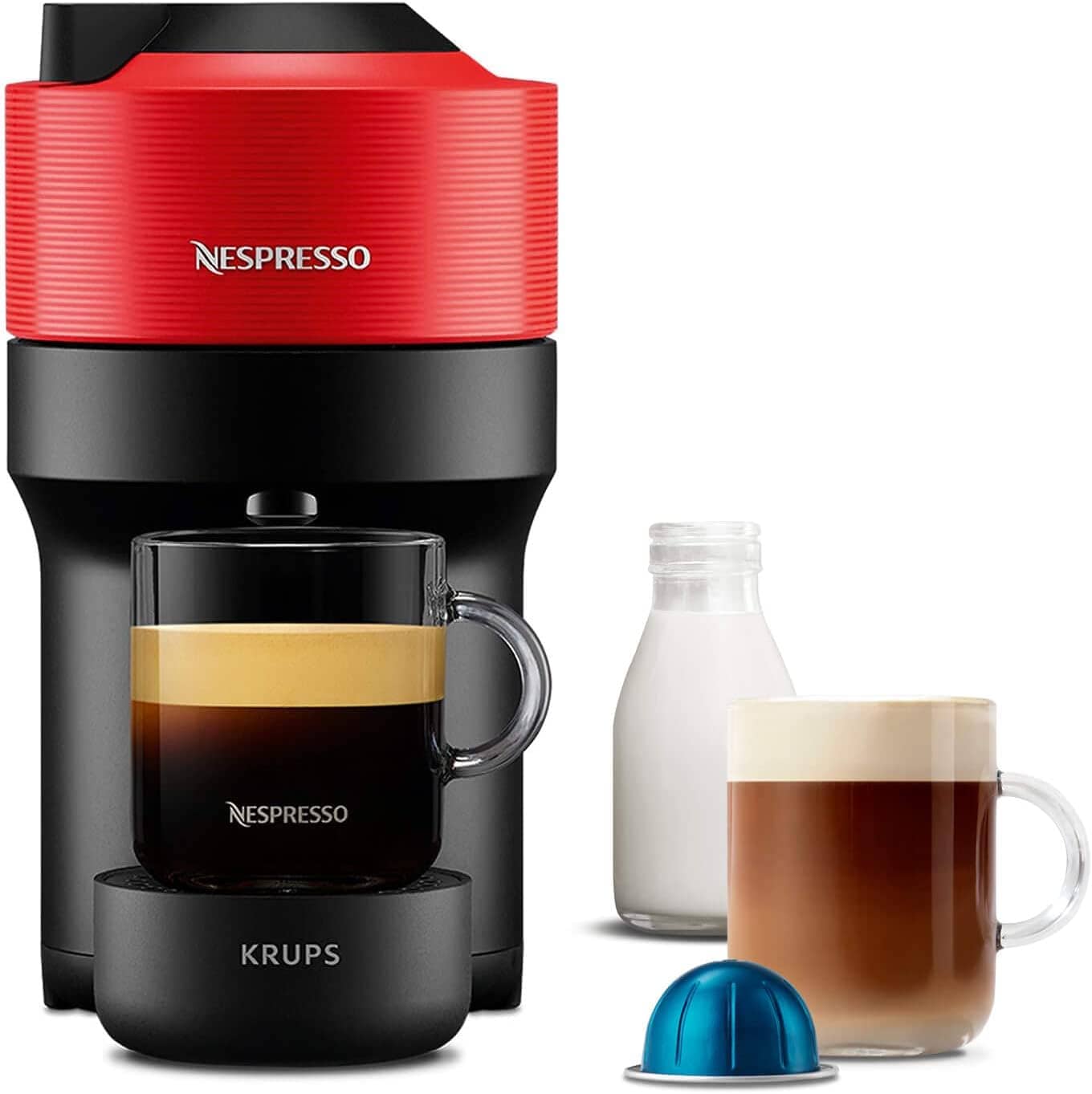 Nespresso Vertuo Pop Spicy Red Coffee Pod Machine