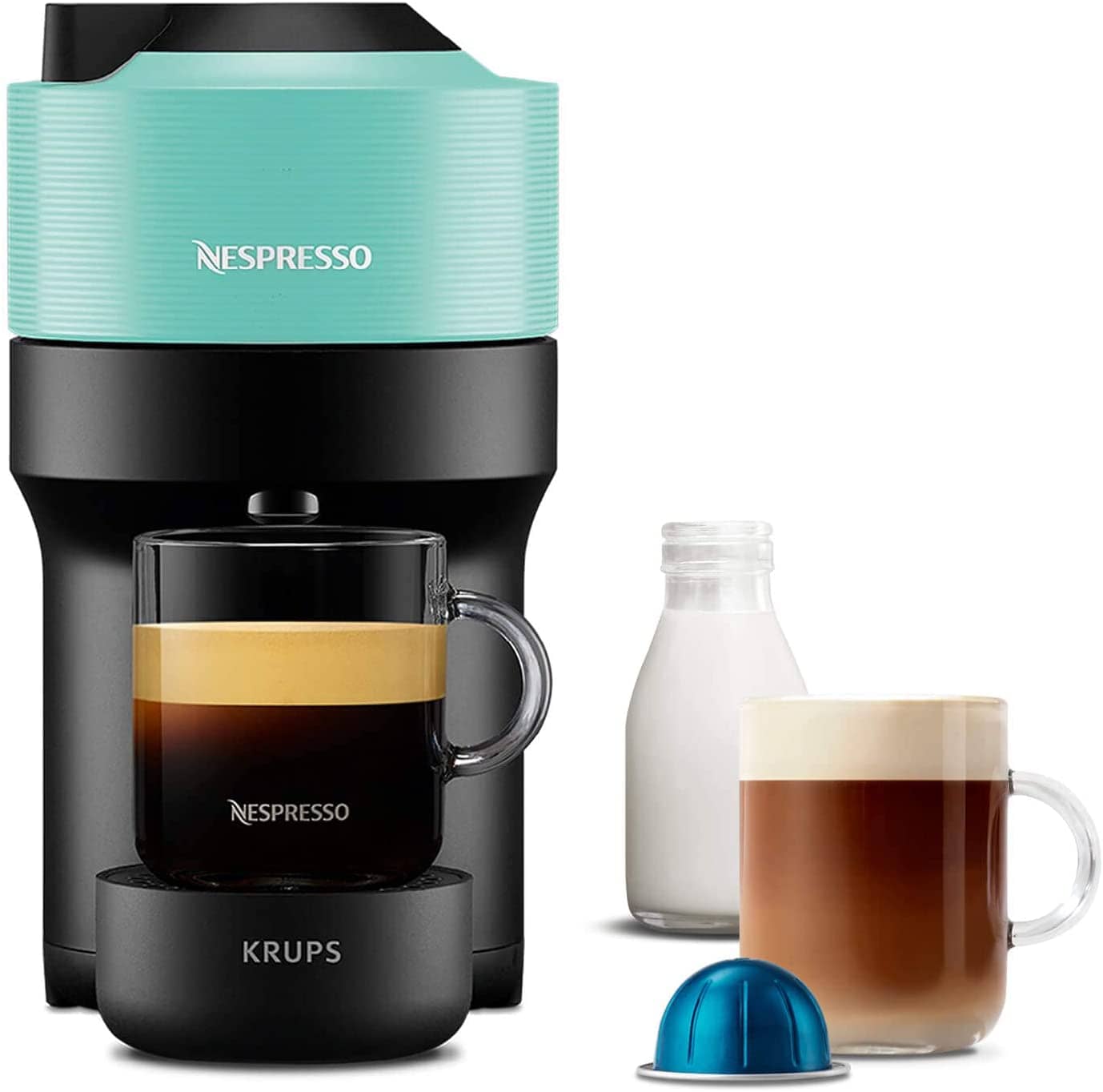 Nespresso Vertuo Pop Aqua Mint Coffee Pod Machine