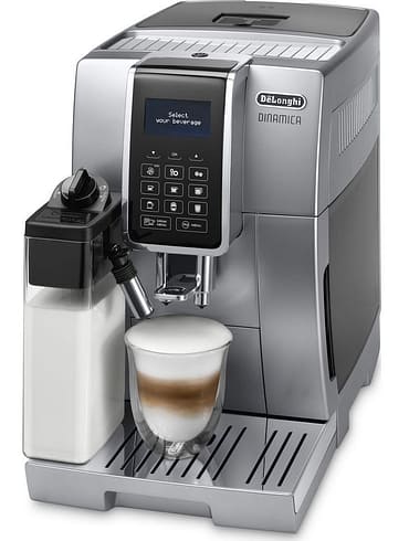 New Delonghi Dinamica ECAM 350.75 Silver Automatic Espresso Cappuccino Coffee Maker