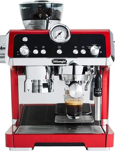 DeLonghi La Specialista Red Espresso Coffee Machine For Barista Quality Coffees
