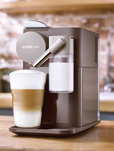 Automatic Nespresso Lattissima Coffee Machine - Mocha Brown