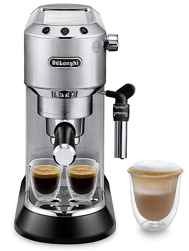 DeLonghi Dedica Metal Finish Pump Espresso Coffee Machine