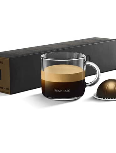 Vertuo Double Espresso Scuro Coffee Capsules Pods By Nespresso