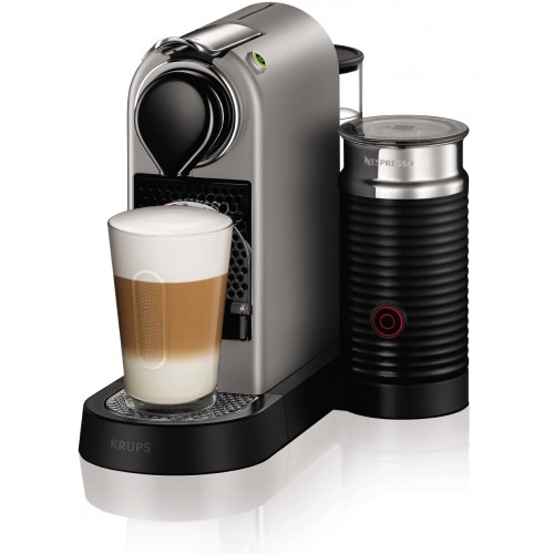 DISPLAY UNIT- Nespresso Grey CitiZ and Milk Pod Coffee Machine by KRUPS