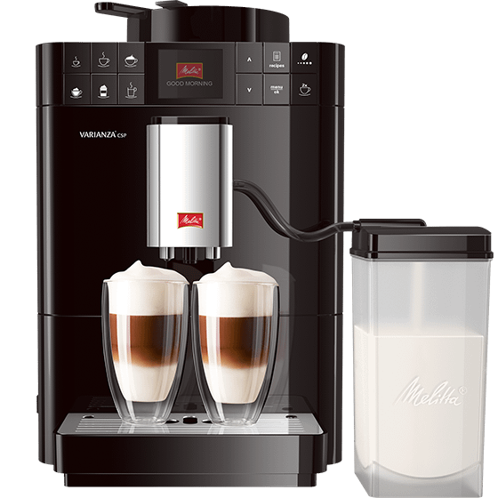 New Melitta Black Varianza Fully Automatic Coffee Maker With Jura Milk Fridge