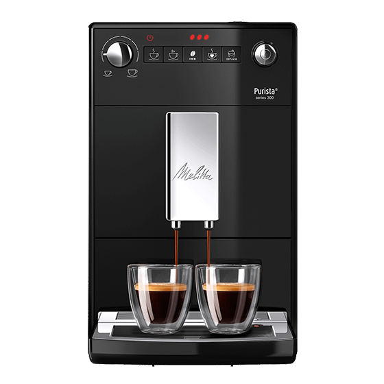 Mellita Purista Series 300 Fully Automatic Coffee Machine (Black)