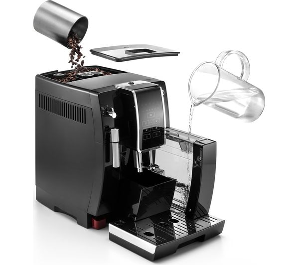 New Delonghi Dinamica ECAM 350.75 Black Super Automatic Bean to Cup Coffee Machine