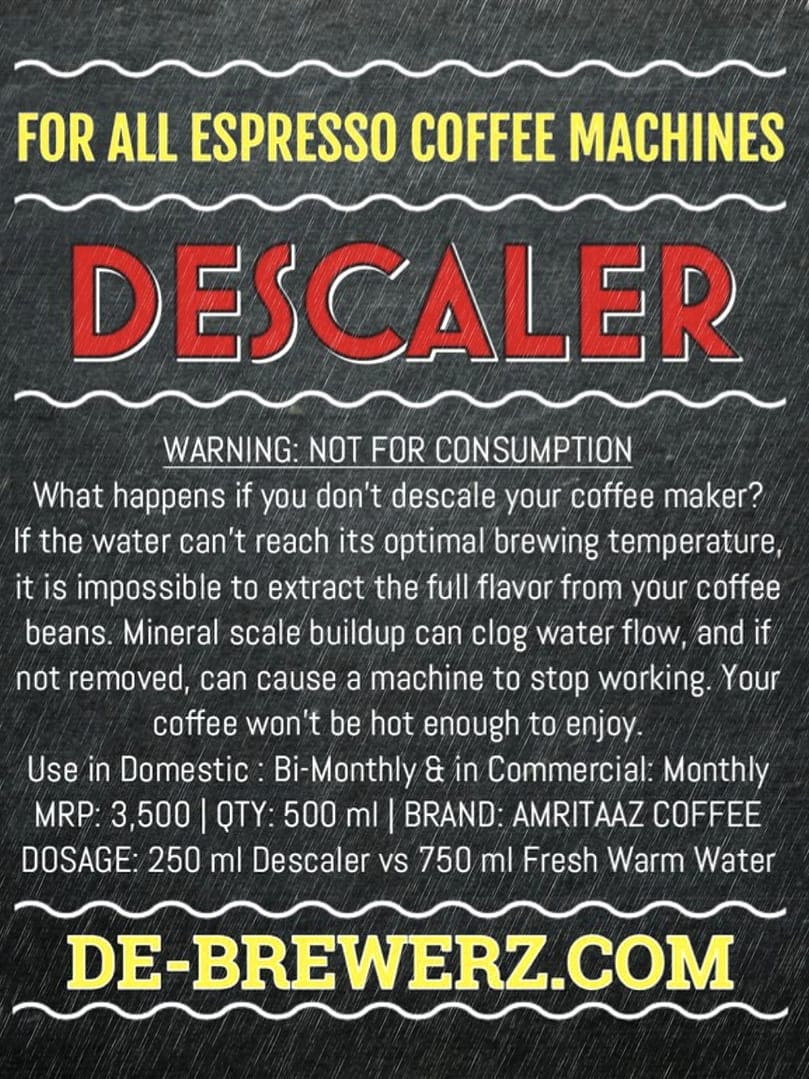 Espresso Coffee Machine Descaling Liquid by AMRITAAZ COFFEE