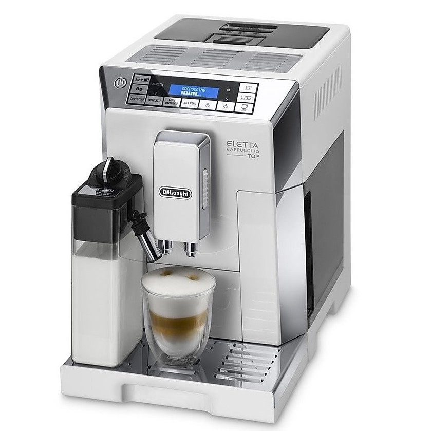 Delonghi Eletta Cappuccino Top ECAM 45.760.W Bean to Cup Coffee Machine