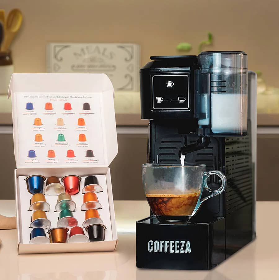 Coffeeza Lattisso One-Touch Capsule Coffee Machine