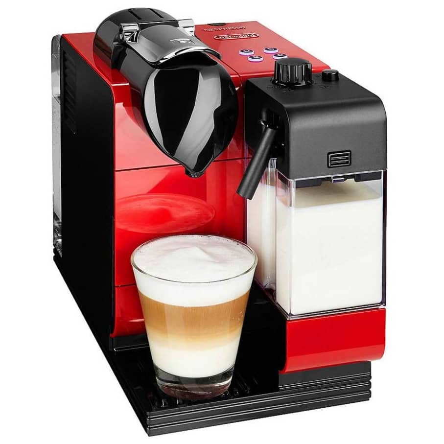 Nespresso Machine Delonghi Lattissima - Red
