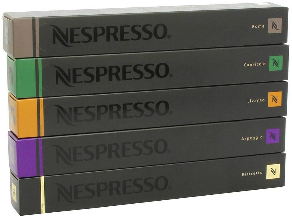Nespresso coffee pods in India – 100 pcs