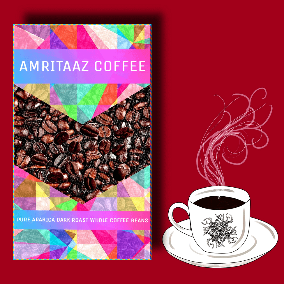 AMRITAAZ COFFEE Pure Arabica Dark Roasted Whole Coffee Beans (5 kgs)